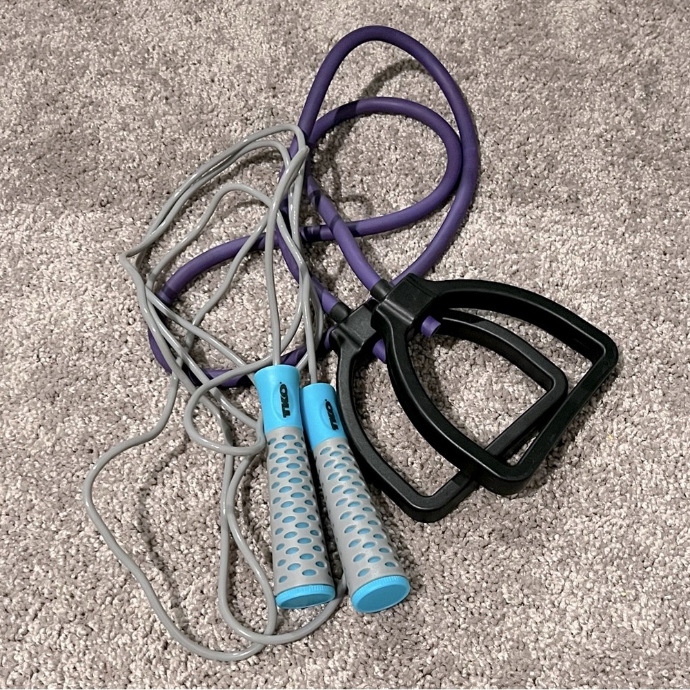 Jump Rope & Resistance Band Workout Bundle